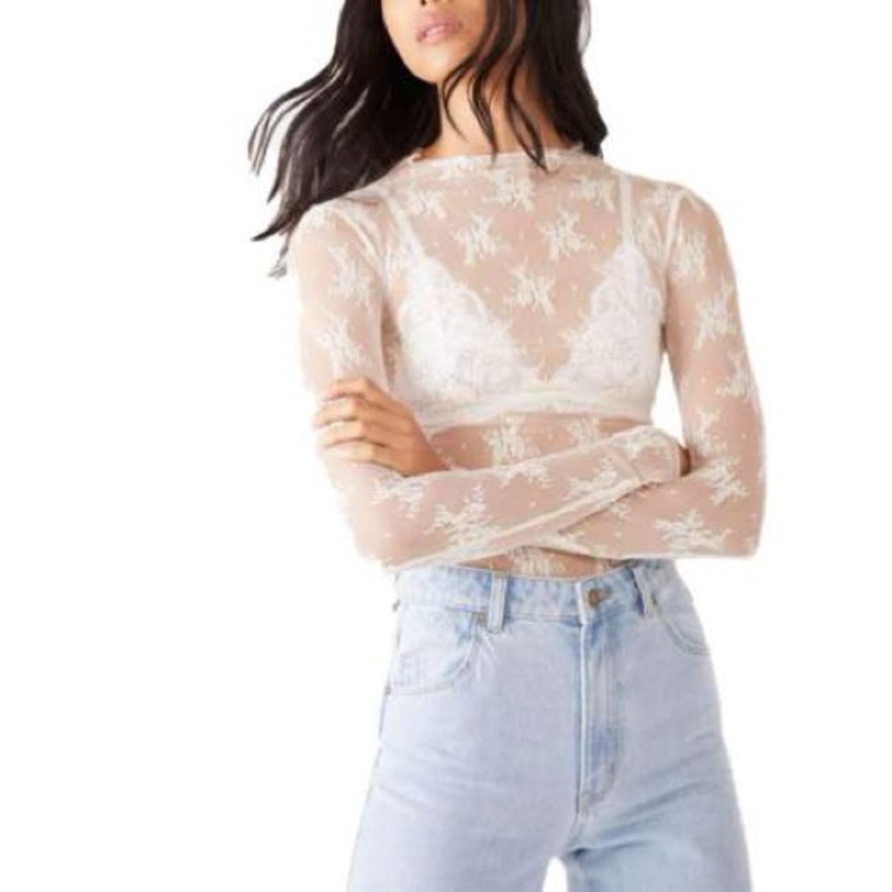Free People lace layering top